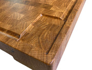 The Ultimate Steak Cutting Board - End Grain White Oak Cutting Board